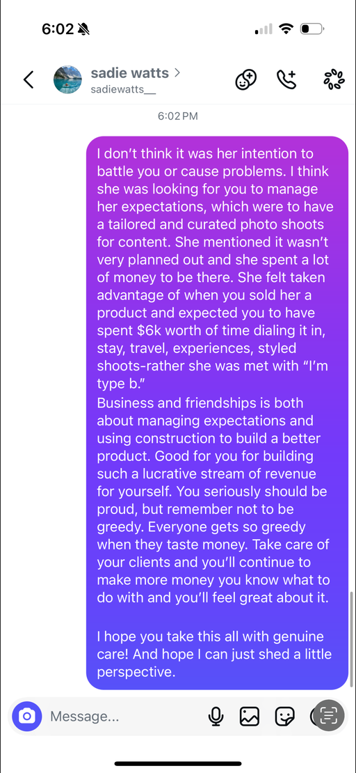 Photo from Anonymous's review of Sadie Wats (Sadie Rob)