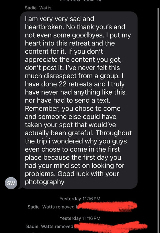 Photo from Anonymous's review of Sadie Wats (Sadie Rob)